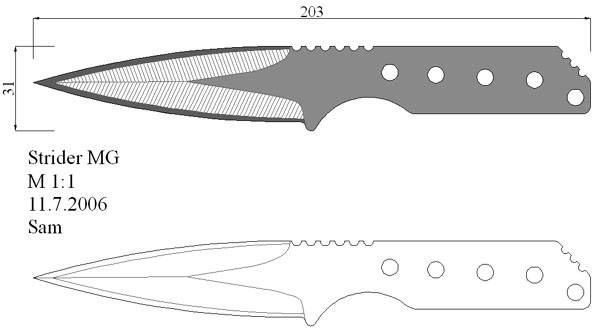 Дизайн ножа