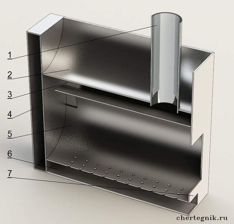 Самодельная печь для бани из трубы диаметром мм: четрежи