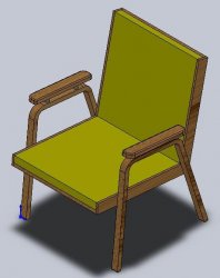 Чертеж кресла. Удобная мебель для дачи своими руками