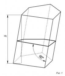 Чертеж, призма четырехугольная правильная диагональ, площадь, объем и свойства